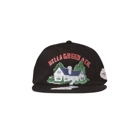 Onesize Hella Green Grass Cotton Cap Black