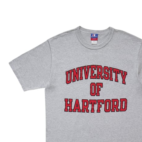 L Champion University Of Hartford T Shirts Grey
