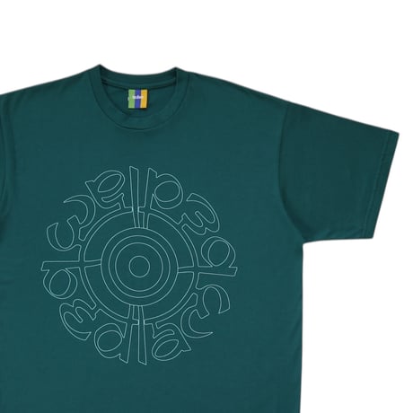 M , L Bedlam Target Outline Tee Forest Green