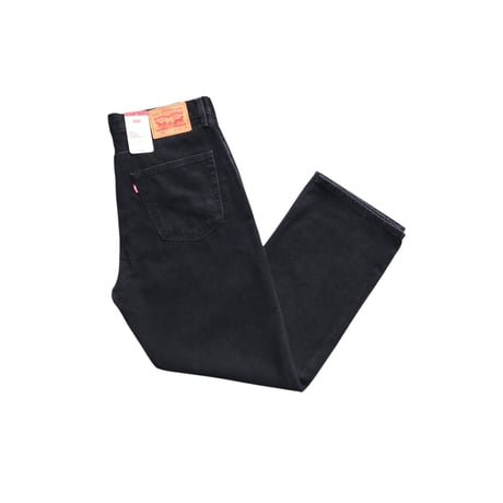 W32 L30 Levis 565 Loose Straight Jeans Black