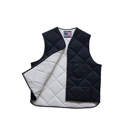 XL Snap'ｎWear Heavy Thermal Lined Quilted Vest Navy