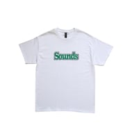 M~XL Sounds Store Logo T Shirts White × Green