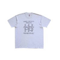 XL Fruit Of The Loom Erie County Prison T Shirts Ash Grey
