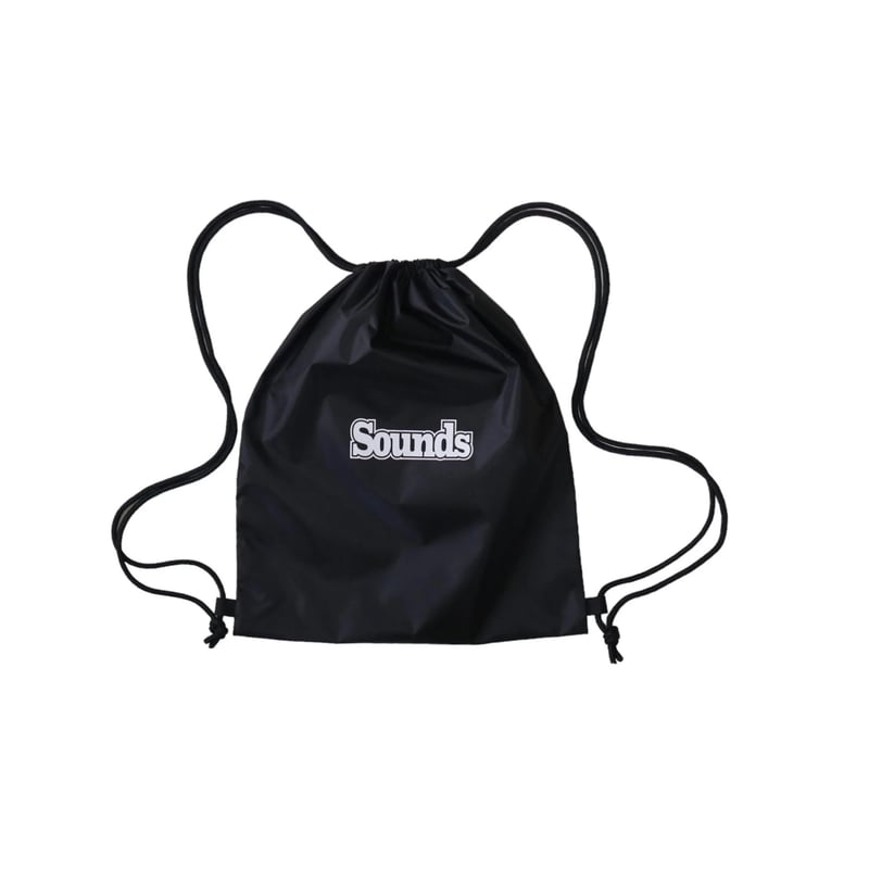オトナのナップサック／スエードブラック Onesize Sounds Store Logo Knapsack Black | Sounds