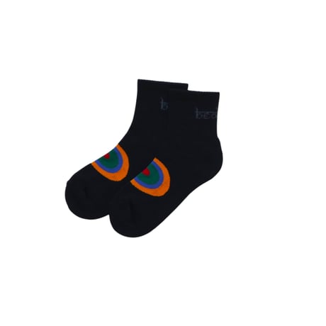 Onesize Bedlam Circle Socks Mid Black