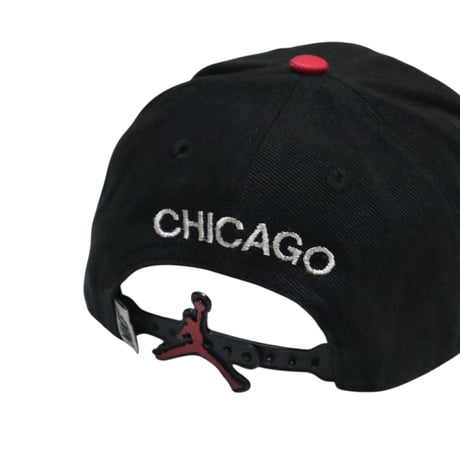 Onesize Nike Michael Jordan's Restaurant Chicago Snapback Cap Black × Red