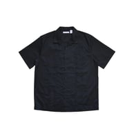 S〜L Cubavera Embroidered Guayabera Shirts Black