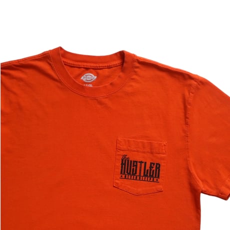 L Dickies The Hustler Never Sleep Pocket T Shirts Orange