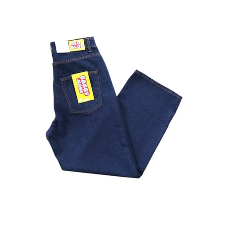 W32〜Ｗ34 Neo Blue Baggy Jeans Medium Wash