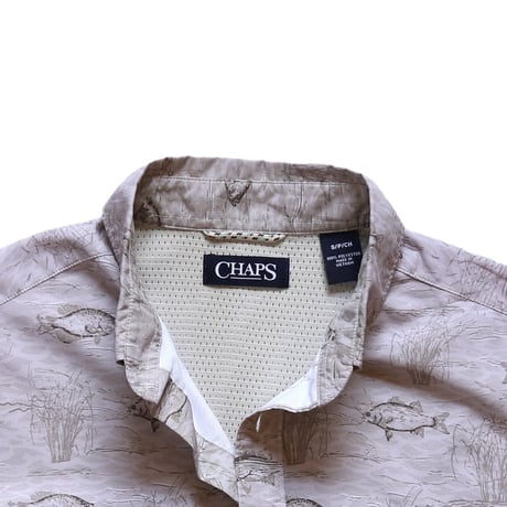S Chaps By Ralph Lauren Nylon Fishing Shirts Light Beige