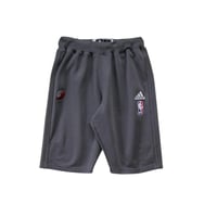 L Adidas NBA Portland Trailblazers Sweat Shorts Grey