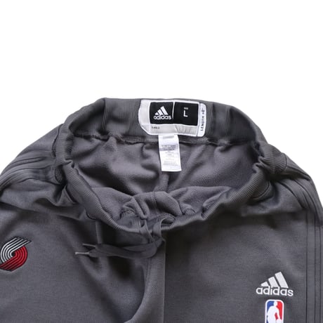 L Adidas NBA Portland Trailblazers Sweat Shorts Grey