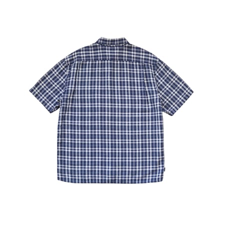 L Old Navy Check Shirts Navy × White