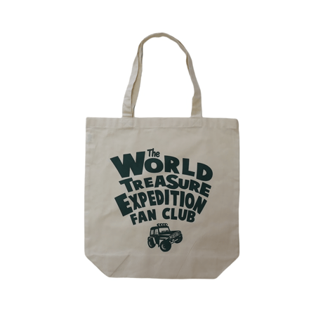 Onesize The World Tresure Expedition Fan Club Tote Bag  Ivory