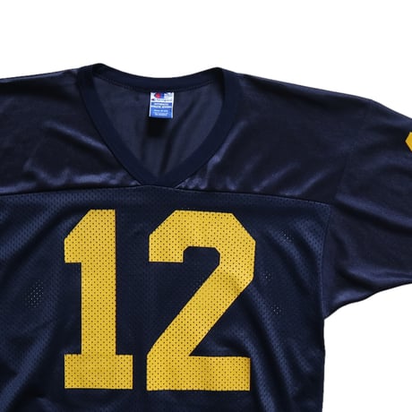 40/M Champion Football Jersey Navy × Yellow