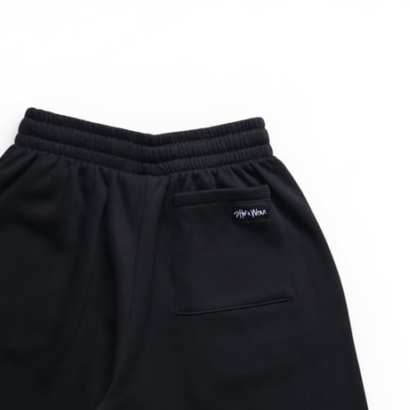 M Shaka Wear Baggy Fleece Shorts Black