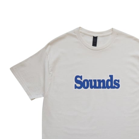 M~XL Sounds Store Logo T Shirts Natural × Blue