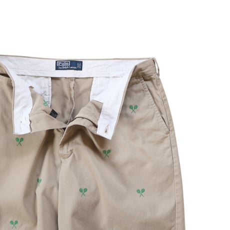 W36 Polo Ralph Lauren Tennis Chino Shorts Light Khaki