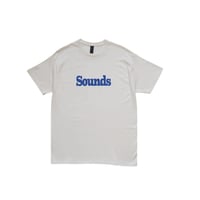 M~XL Sounds Store Logo T Shirts Natural × Blue