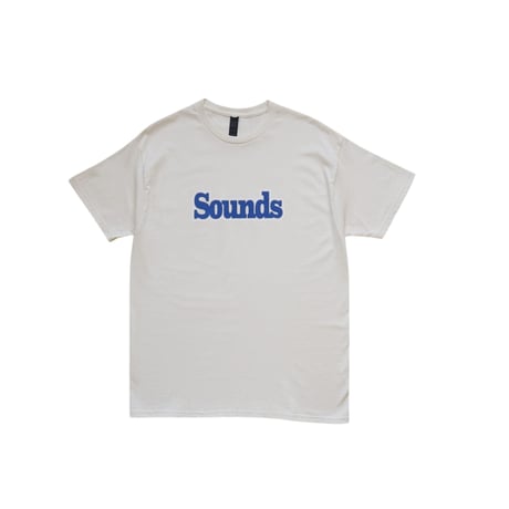 M~XL Sounds Store Logo T Shirts Natural × Blue