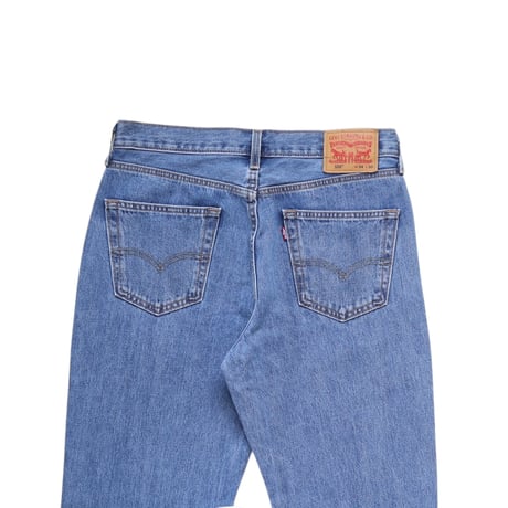W34 L30 Levis 550 Relaxed Jeans Washed Denim