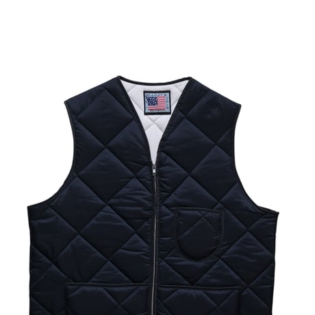 XL Snap'ｎWear Heavy Thermal Lined Quilted Vest Navy