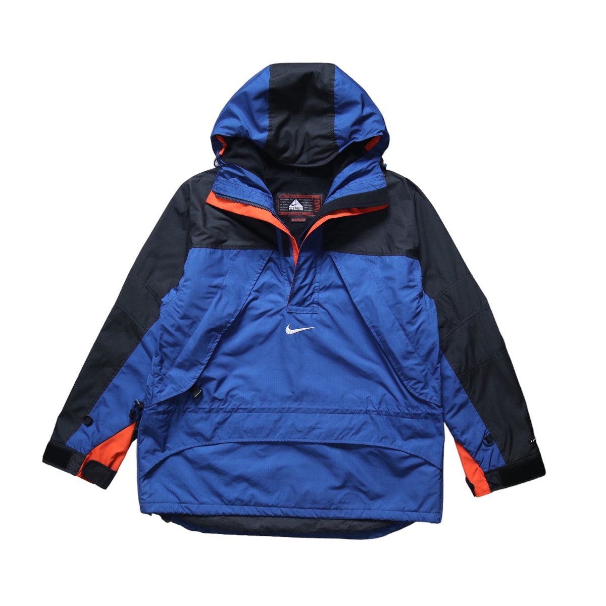 ビンテージ L Nike ACG Pullover Mountain Jacket Black