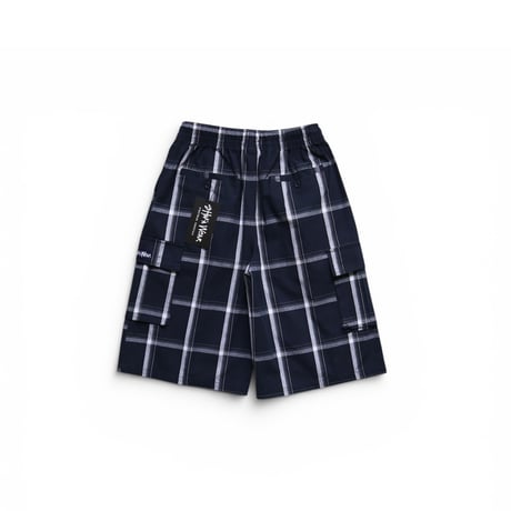 M～L 【Restock】 Shaka Wear 5.6oz Plaid Shorts Navy