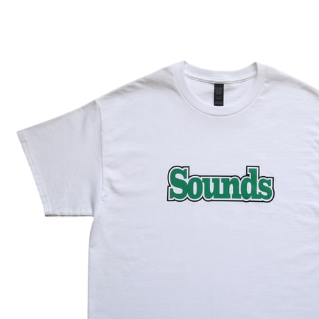 M~XL Sounds Store Logo T Shirts White × Green