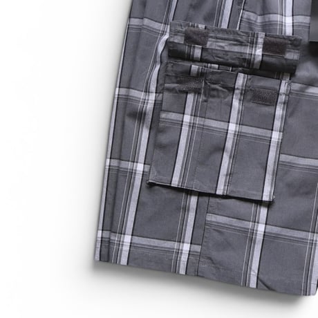 M～L 【Restock】 Shaka Wear 5.6oz Plaid Shorts Grey