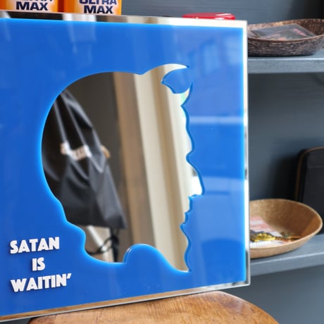 Onesize Cheap Times Satan Is Waittin' Mirror Blue