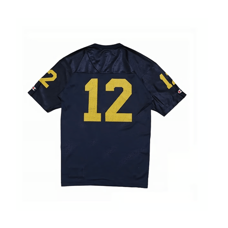 40/M Champion Football Jersey Navy × Yellow