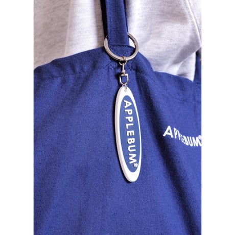Onesize Applebum Logo Key Holder Blue × White