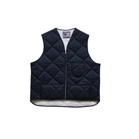 XL Snap'ｎWear Heavy Thermal Lined Quilted Vest Navy