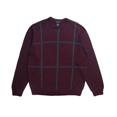 ユーズド L Dockers Cable Lined Knit Burgandy