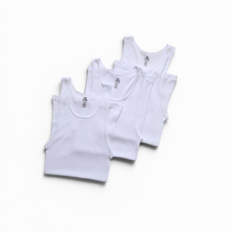 M L Pro Club A-Shirts 3Pack White