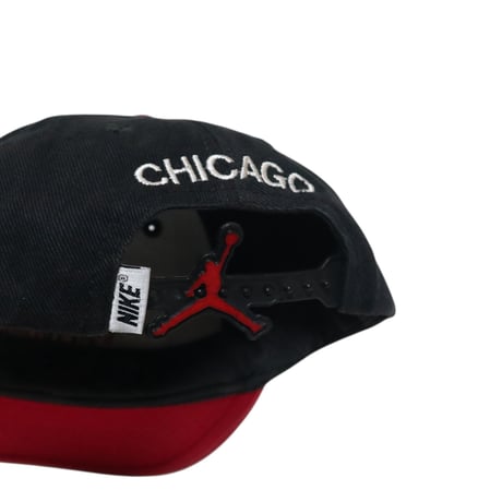 Onesize Nike Michael Jordan's Restaurant Chicago Snapback Cap Black × Red