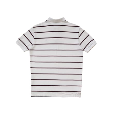 M Polo Ralph Lauren Border Polo Shirts Beige × Brown