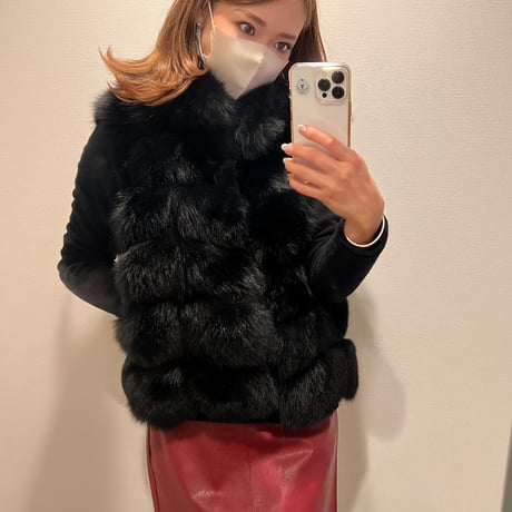 Sサイズ　eco leather skirt