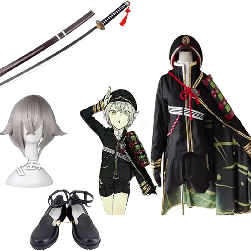 刀剣乱舞-ONLINE- 太刀 蛍丸 コスプレ衣装/靴とウィッグと剣 刀剣乱舞-ONLINE- 太刀 蛍丸 コスプレ衣装/靴とウィッグと剣