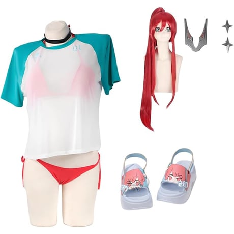 勝利の女神NIKKE ニケ レッドフードラピ水着 ビキニ コスプレ 衣装