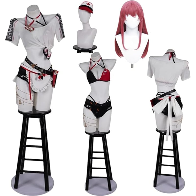 帽付き バーチャルアイドル 宝鐘マリン 水着 新衣装 コスプレ衣装/靴