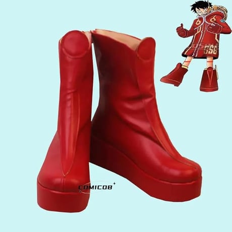 ONE PIECE モンキー・D・ルフィ 合皮 コスプレ衣装/靴とウィッグ別売り