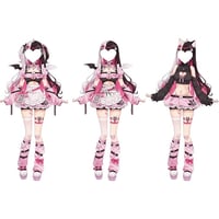 バーチャルアイドル 夜見れな 天使悪魔界隈衣装 コスプレ衣装/靴/ウィッグ/道具自由選択