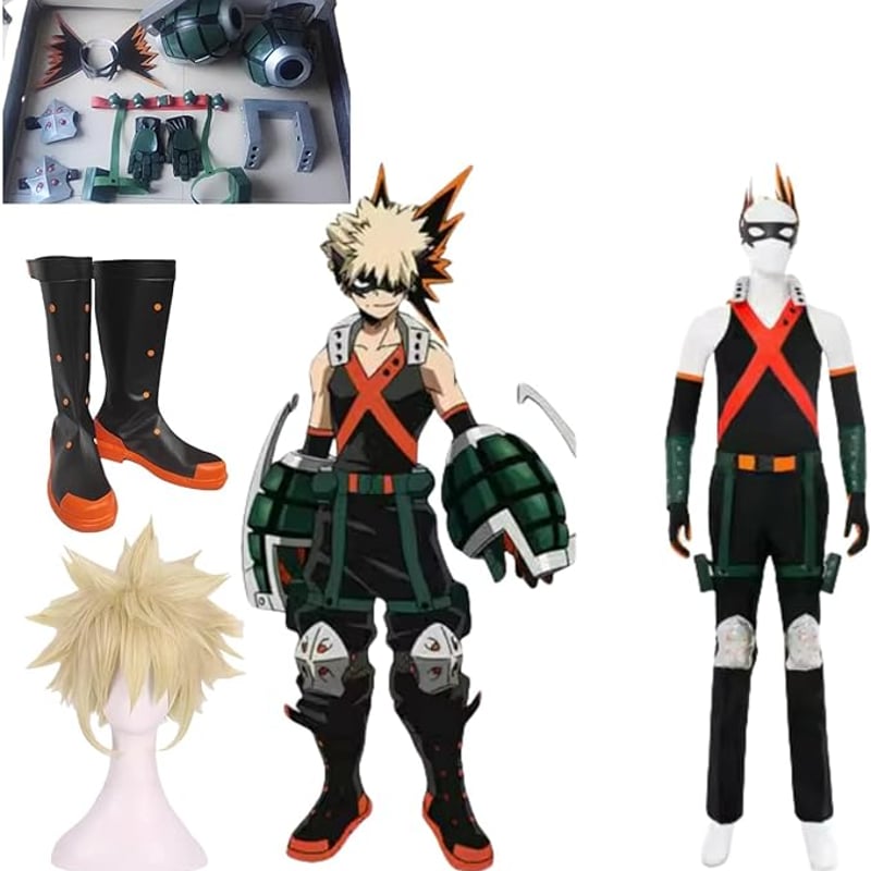 僕のヒーローアカデミア ヒロアカ 爆豪勝己 コスプレ衣装/靴と 僕のヒーローアカデミア ヒロアカ 爆豪勝己 コスプレ衣装/靴と