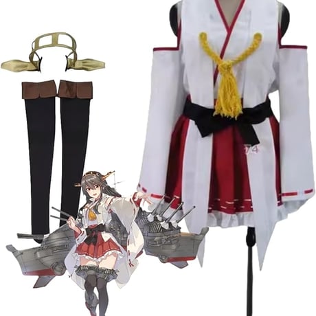 月末特価　艦隊これくしょん　艦これ　金剛型　榛名　コスプレ衣装　ウィッグ 艦これ 金剛型 榛名スカート [艦隊これくしょん -艦これ