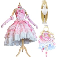 髪飾り付き キラッとプリ☆チャン 白鳥アンジュ コスプレ衣装/靴/仮髪/道具自由選択