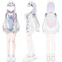 アイマスク付き バーチャルアイドル 兎咲ミミ コスプレ衣装/靴/ウィッグ/道具自由選択