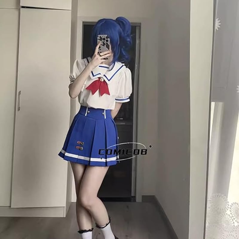 霧矢あおい コスプレ Lサイズ 三分妄想 靴 三分妄想 アイカツ！アイドルカツドウ！ コスプレ 霧矢葵 衣装