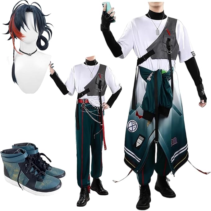 Vtuber 魁星 コスプレ衣装/靴/ウィッグ/道具自由選択 | agosea's STORE